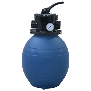 vidaXL Pool Sand Filter with 4 Position Valve Blue 300 mm - Giant Lobelia