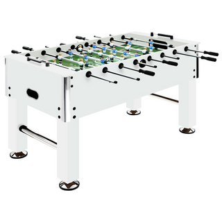 vidaXL Football Table Steel 60 kg 140x74.5x87.5 cm White - Giant Lobelia