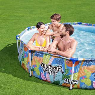 Bestway Swimming Pool Steel Pro Frame 305x66 cm - Giant Lobelia