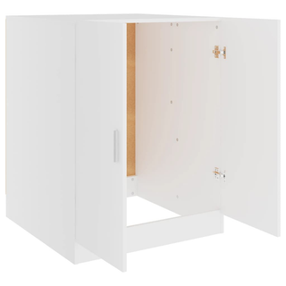 Washing Machine Cabinet White 71x71.5x91.5 cm - Giant Lobelia