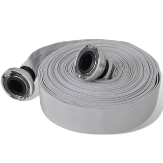 vidaXL Fire Hose Flat Hose 30 m with C-Storz Couplings 2 Inch - Giant Lobelia