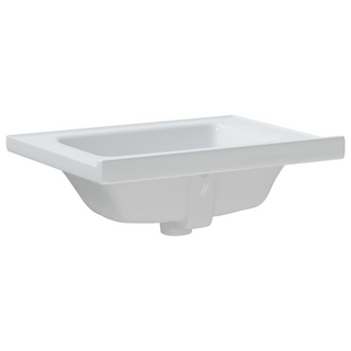 Bathroom Sink White 61x48x19.5 cm Rectangular Ceramic - Giant Lobelia