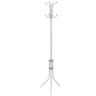 Metal White Coat Stand - Giant Lobelia