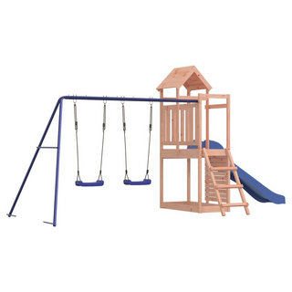 Outdoor Playset Solid Wood Douglas - Giant Lobelia