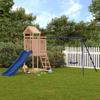 Outdoor Playset Solid Wood Douglas - Giant Lobelia