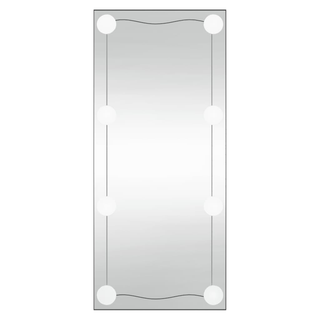 vidaXL Wall Mirror with LED Lights 50x100 cm Glass Rectangle - Giant Lobelia