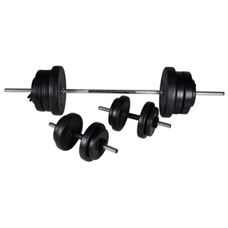 Barbell + 2 Dumbbell Set 60.5kg - Giant Lobelia