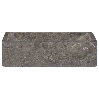 vidaXL Sink 45x30x12 cm Marble High Gloss Grey - Giant Lobelia