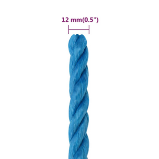 Work Rope Blue 12 mm 50 m Polypropylene