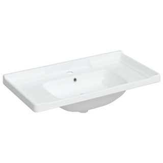 Bathroom Sink White 91.5x48x23 cm Rectangular Ceramic - Giant Lobelia