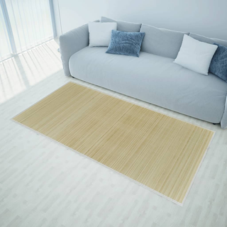 vidaXL Rug Bamboo 160x230 cm Natural - Giant Lobelia