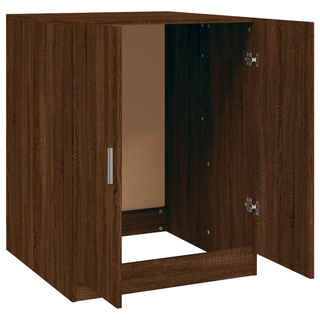 Washing Machine Cabinet Brown Oak 71x71.5x91.5 cm - Giant Lobelia