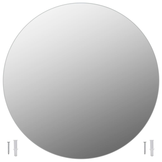 vidaXL Wall Mirror 70 cm Round Glass - Giant Lobelia