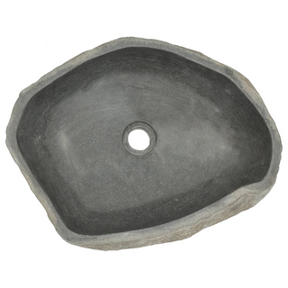 Basin River Stone Oval 45-53 cm - Giant Lobelia