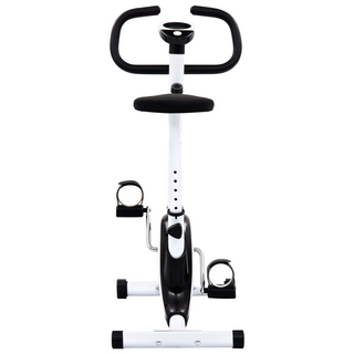 vidaXL Exercise Bike with Belt Resistance Black - Giant Lobelia