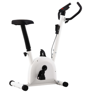 vidaXL Exercise Bike with Belt Resistance White - Giant Lobelia