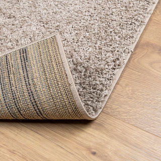 vidaXL Shaggy Rug PAMPLONA High Pile Modern Beige 200x280 cm - Giant Lobelia