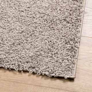 Shaggy Rug PAMPLONA High Pile Modern Beige 240x240 cm - Giant Lobelia