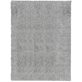 Shaggy Rug PAMPLONA High Pile Modern Grey 300x400 cm - Giant Lobelia