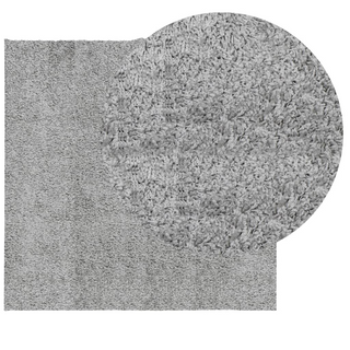 Shaggy Rug PAMPLONA High Pile Modern Grey 240x240 cm - Giant Lobelia