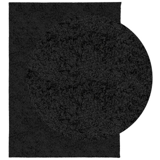 Shaggy Rug PAMPLONA High Pile Modern Black 240x340 cm - Giant Lobelia