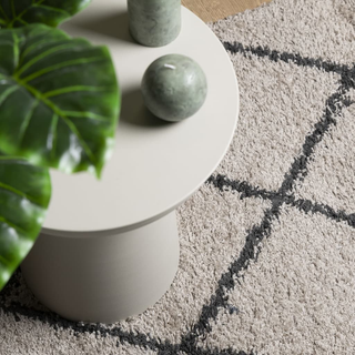 vidaXL Shaggy Rug PAMPLONA High Pile Modern Beige and Anthracite 240x340 cm - Giant Lobelia