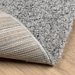 Shaggy Rug PAMPLONA High Pile Modern Grey Ø 240 cm - Giant Lobelia