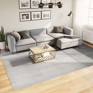 vidaXL Rug IZA Short Pile Scandinavian Look Grey 240x340 cm - Giant Lobelia