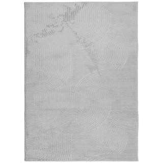 vidaXL Rug IZA Short Pile Scandinavian Look Grey 240x340 cm - Giant Lobelia