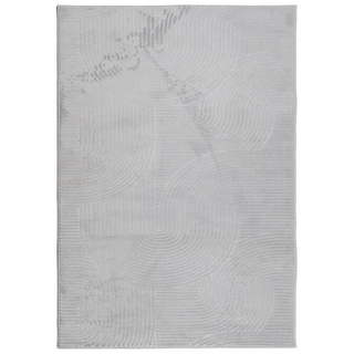 Rug IZA Short Pile Scandinavian Look Grey 160x230 cm - Giant Lobelia