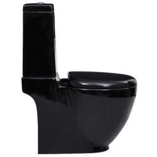 Ceramic Toilet Back Water Flow Black - Giant Lobelia