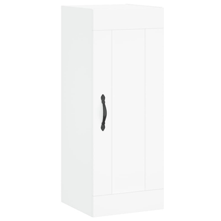 vidaXL Highboard White 34.5x34x180 cm Engineered Wood - Giant Lobelia