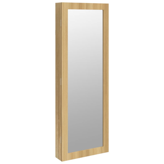 Mirror Jewellery Cabinet Wall Mounted 37.5x10x106 cm - Giant Lobelia