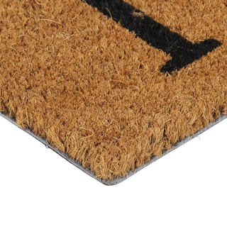 Door Mat Natural 45x75 cm Tufted Coir - Giant Lobelia