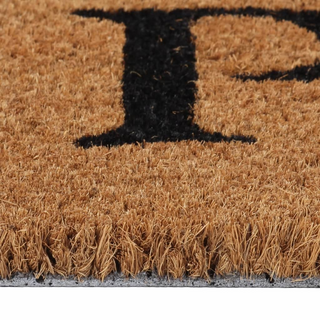 Door Mat Natural 45x75 cm Tufted Coir - Giant Lobelia