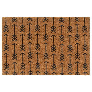 Door Mat Natural 40x60 cm Tufted Coir - Giant Lobelia