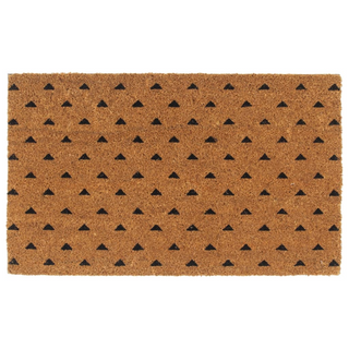 Door Mat Natural 45x75 cm Tufted Coir - Giant Lobelia