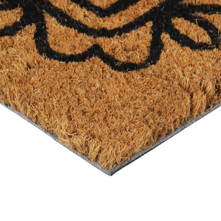 Door Mat Natural 45x75 cm Tufted Coir - Giant Lobelia