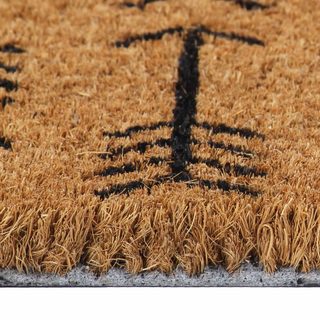 Door Mat Natural 40x60 cm Tufted Coir - Giant Lobelia