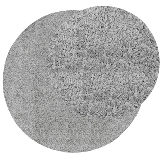 Shaggy Rug PAMPLONA High Pile Modern Grey Ø 280 cm - Giant Lobelia