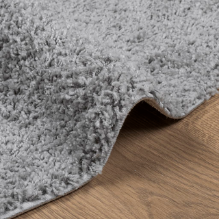 Shaggy Rug PAMPLONA High Pile Modern Grey Ø 280 cm - Giant Lobelia