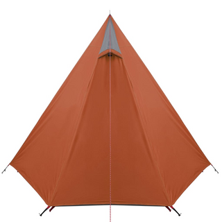 Camping Tent 3-Person Grey and Orange Waterproof - Giant Lobelia