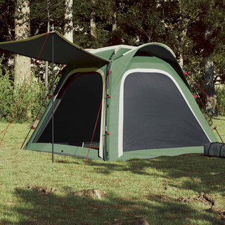 Camping Tent 4-Person Green Quick Release Waterproof - Giant Lobelia