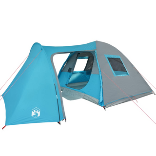 Camping Tent 6-Person Blue Waterproof - Giant Lobelia