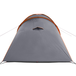 Camping Tent 6-Person Grey and Orange Waterproof - Giant Lobelia