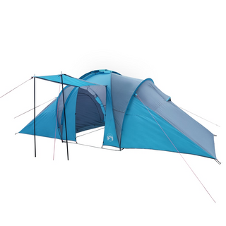 Camping Tent 6-Person Blue Waterproof - Giant Lobelia