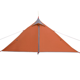 vidaXL Camping Tent 1-Person Grey and Orange Waterproof