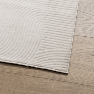 vidaXL Rug IZA Short Pile Scandinavian Look Cream 160x230 cm - Giant Lobelia