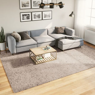 vidaXL Shaggy Rug PAMPLONA High Pile Modern Beige 240x340 cm - Giant Lobelia