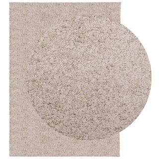 vidaXL Shaggy Rug PAMPLONA High Pile Modern Beige 240x340 cm - Giant Lobelia